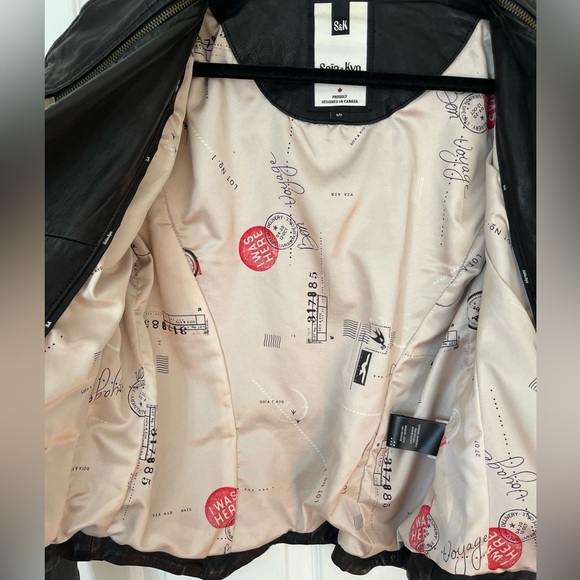 SOÏA&KYO Leather biker’s jacket - Picture 5 of 11